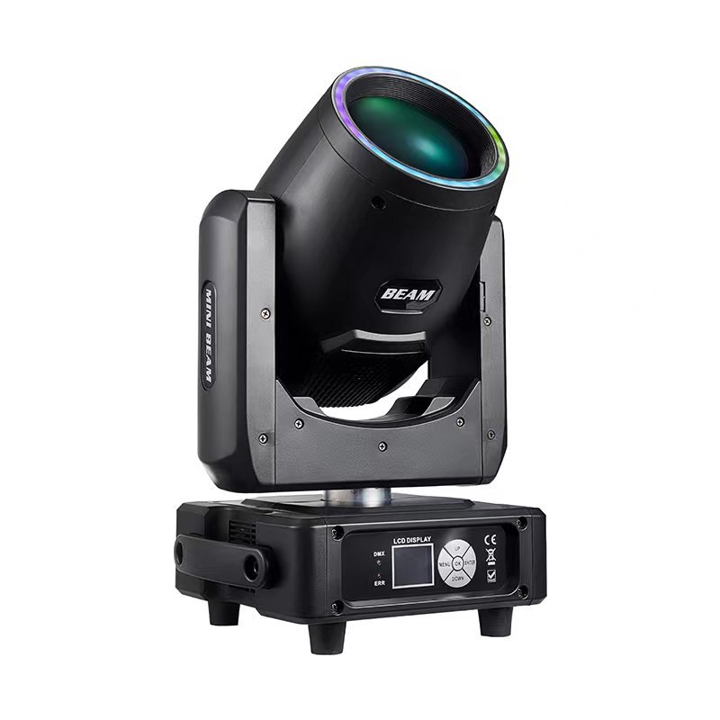 High Quality Mini 7r 230w Beam Moving Head Dj Disco Lyre Beam with Halo Ring 230 7r Cabeza Movil Stage Sharpy Light Price