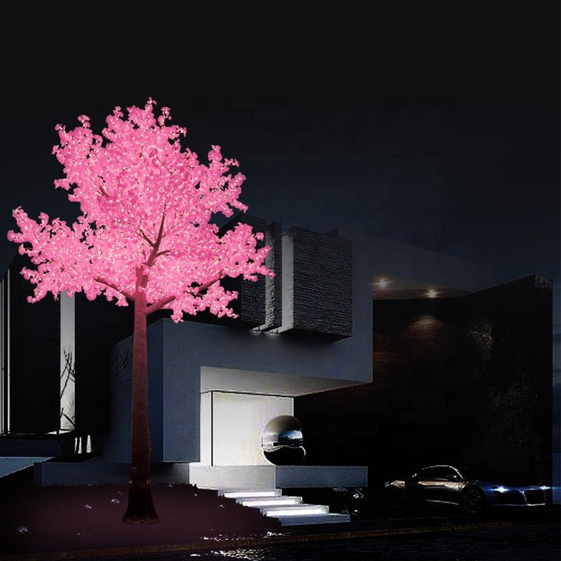 7M Led Simulation Tree Lights with Remote Control Color-changing Led Modeling Lights Project Decorative Large Landscape Lights