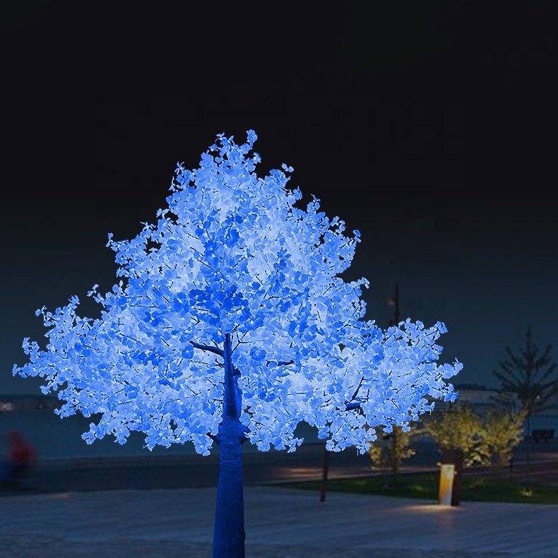 7M Led Simulation Tree Lights with Remote Control Color-changing Led Modeling Lights Project Decorative Large Landscape Lights