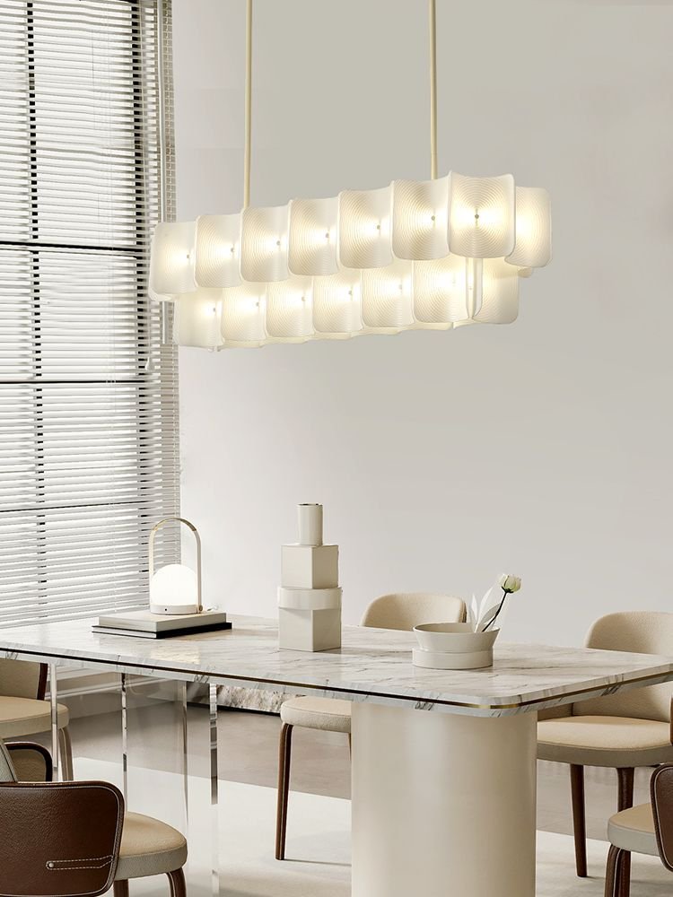 JYLIGHTING LED Pendant Lamp Japanese Wabi Sabi Style Aluminum Acrylic Bedroom Villa for Restaurant Chandelier Lighting