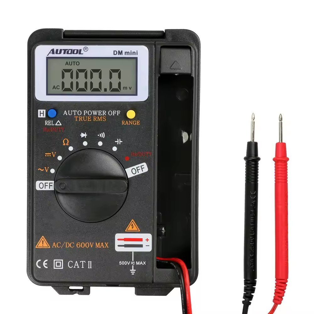AUTOOL DM Mini Pocket Portable 4000 Words High Precision Auto Range Digital Multimeter