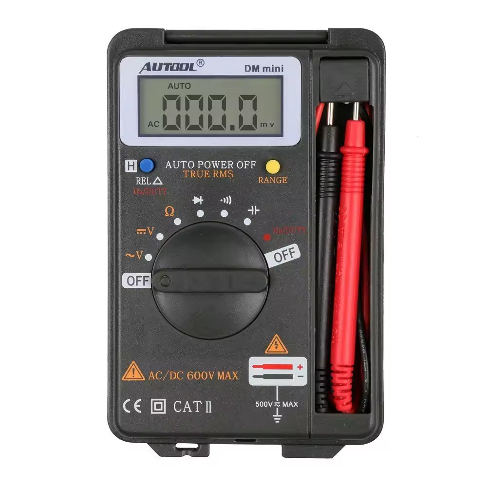 AUTOOL DM Mini Pocket Portable 4000 Words High Precision Auto Range Digital Multimeter
