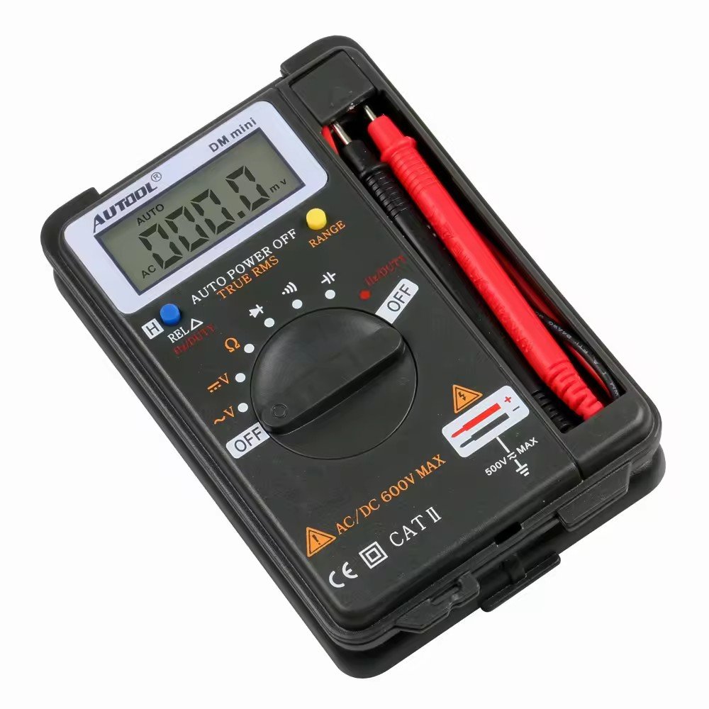 AUTOOL DM Mini Pocket Portable 4000 Words High Precision Auto Range Digital Multimeter