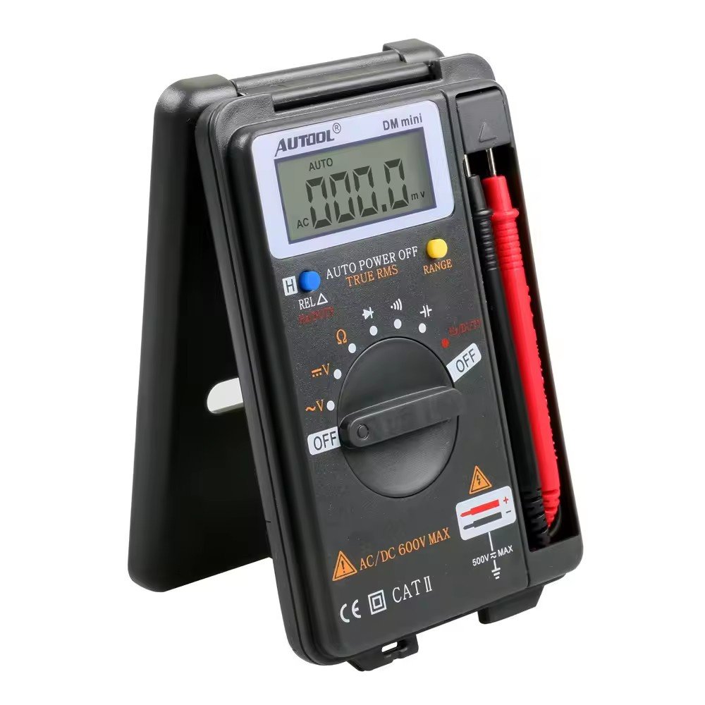 AUTOOL DM Mini Pocket Portable 4000 Words High Precision Auto Range Digital Multimeter