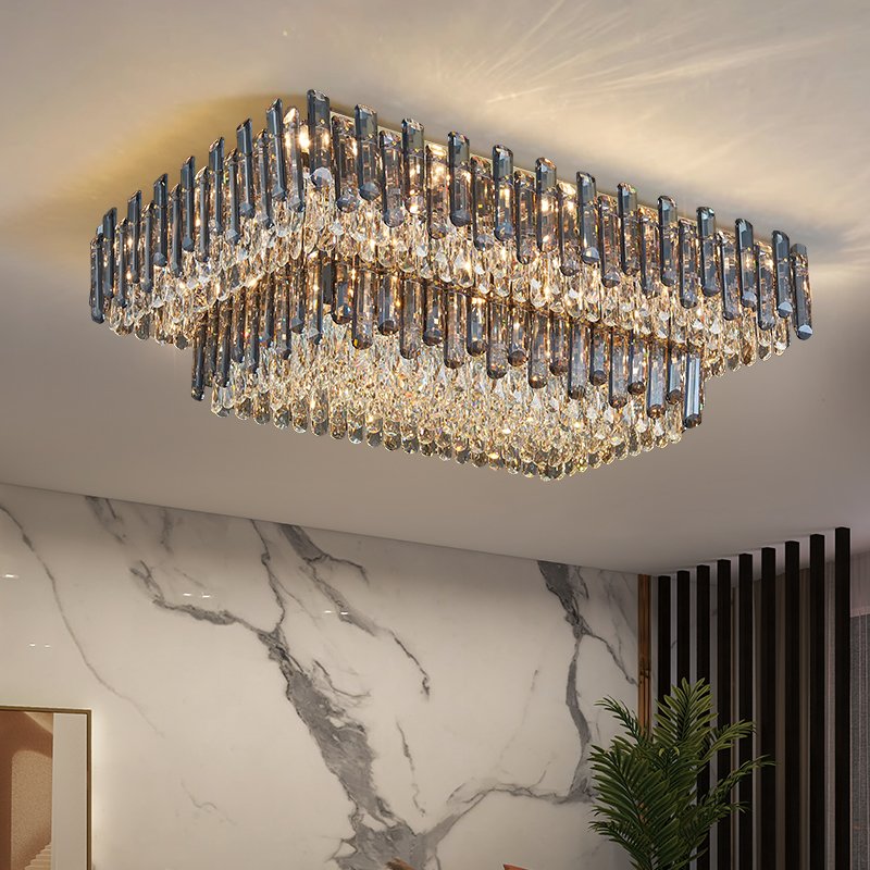 Popular Living Room Ceiling Lights Crystal Lamp Chandelier for Hotel Home Indoor Lighting