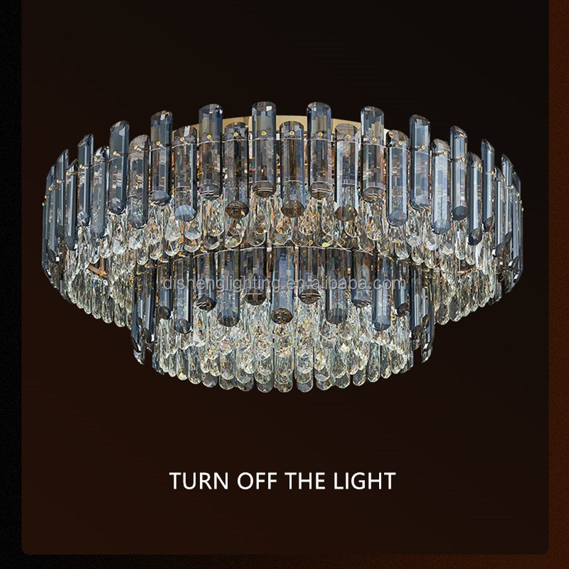 Popular Living Room Ceiling Lights Crystal Lamp Chandelier for Hotel Home Indoor Lighting