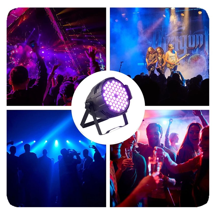 2025 NEW LED Light Waterproof 80W 120W 180W Rated Outdoor Rgb DMX512 Par60 PAR 54 Stage Lights for Church
