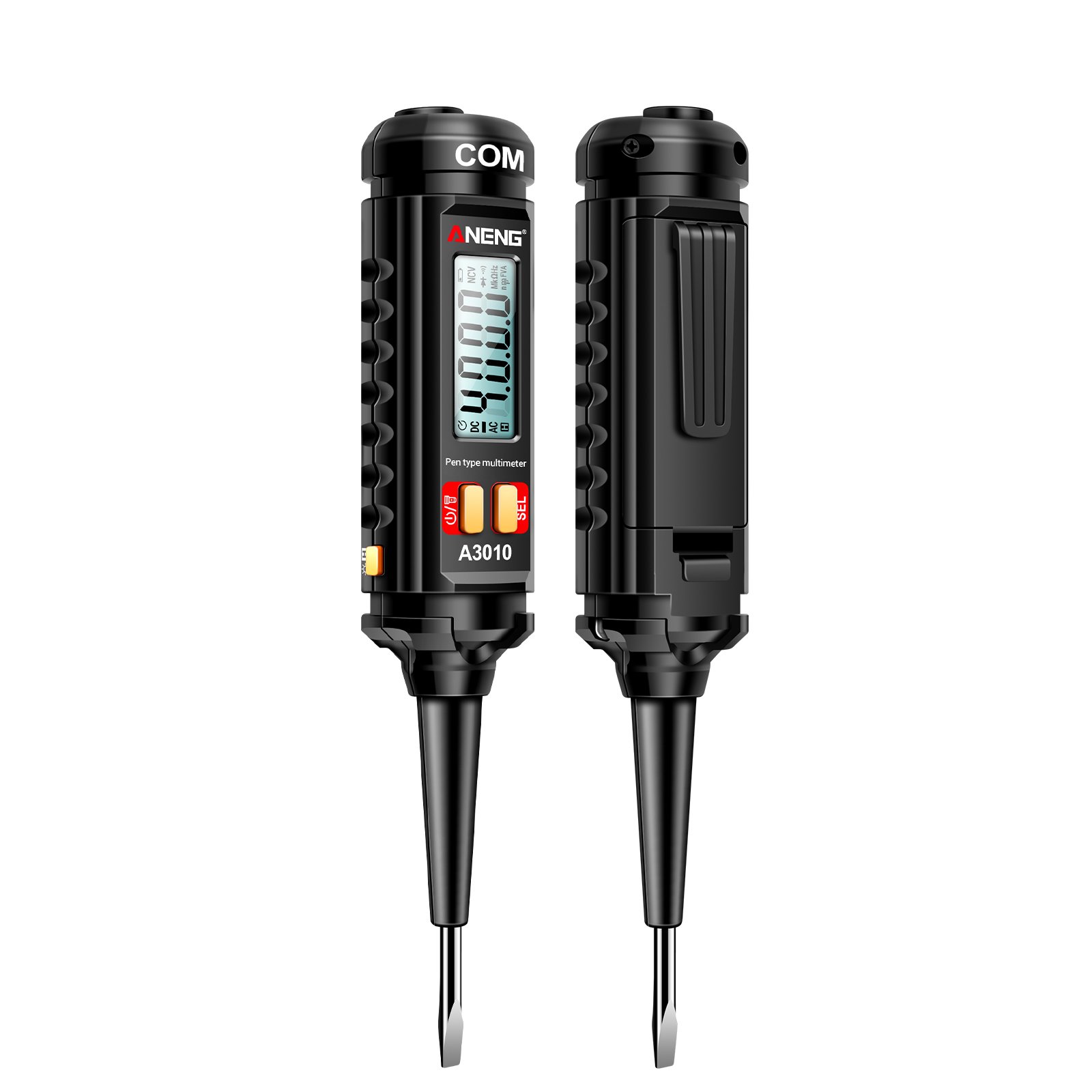 ANENG A3010 4000 Counts Pen-Type Multimeter True-RMS Backlight Multi Meter Digital Auto Range Tester LCD Electrician Tools