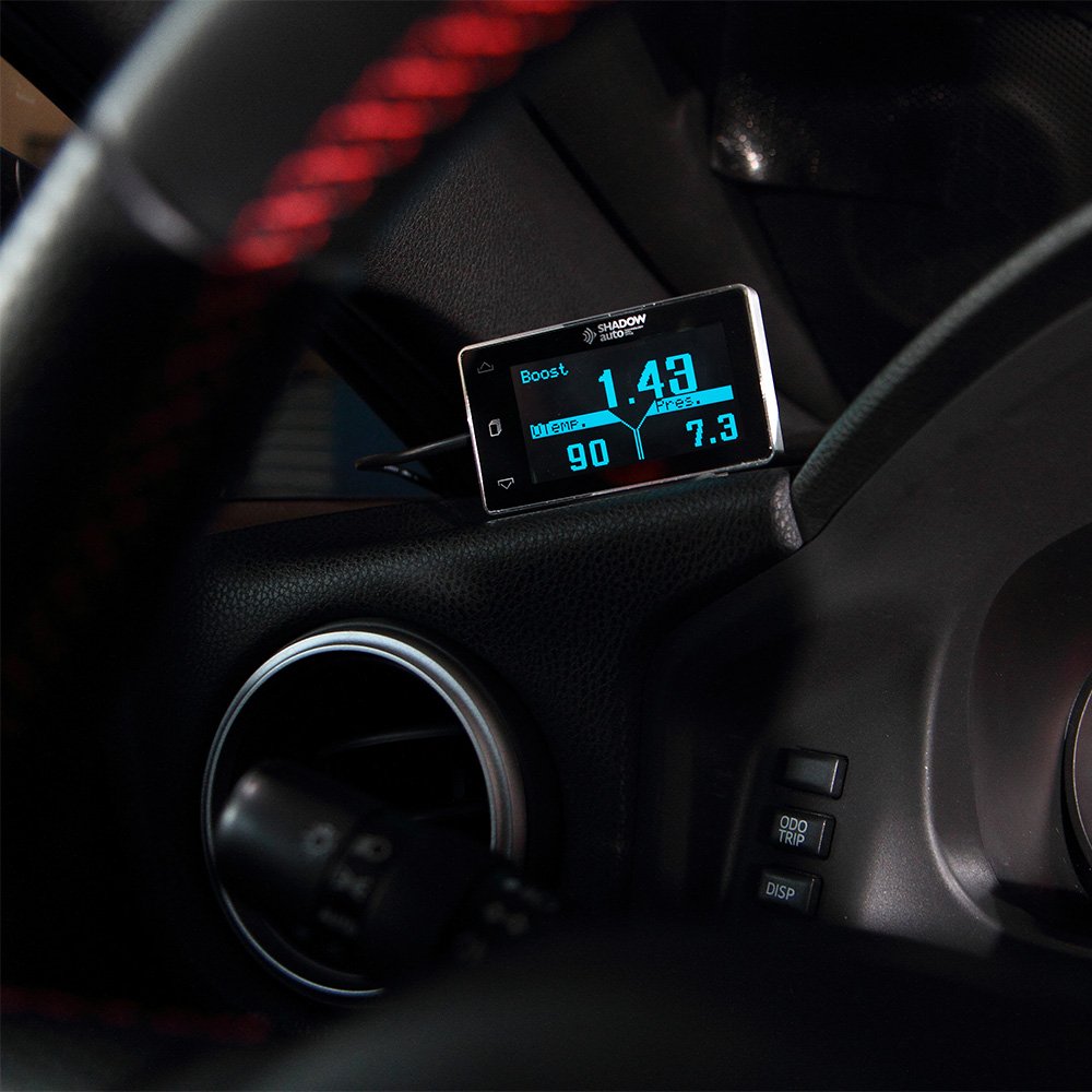 Auto Electronics 4 in 1 Multi-Function Gauge Digital Volt Meter Water Oil Temp 150 C EGT 1200 C Oil Press Boost bar