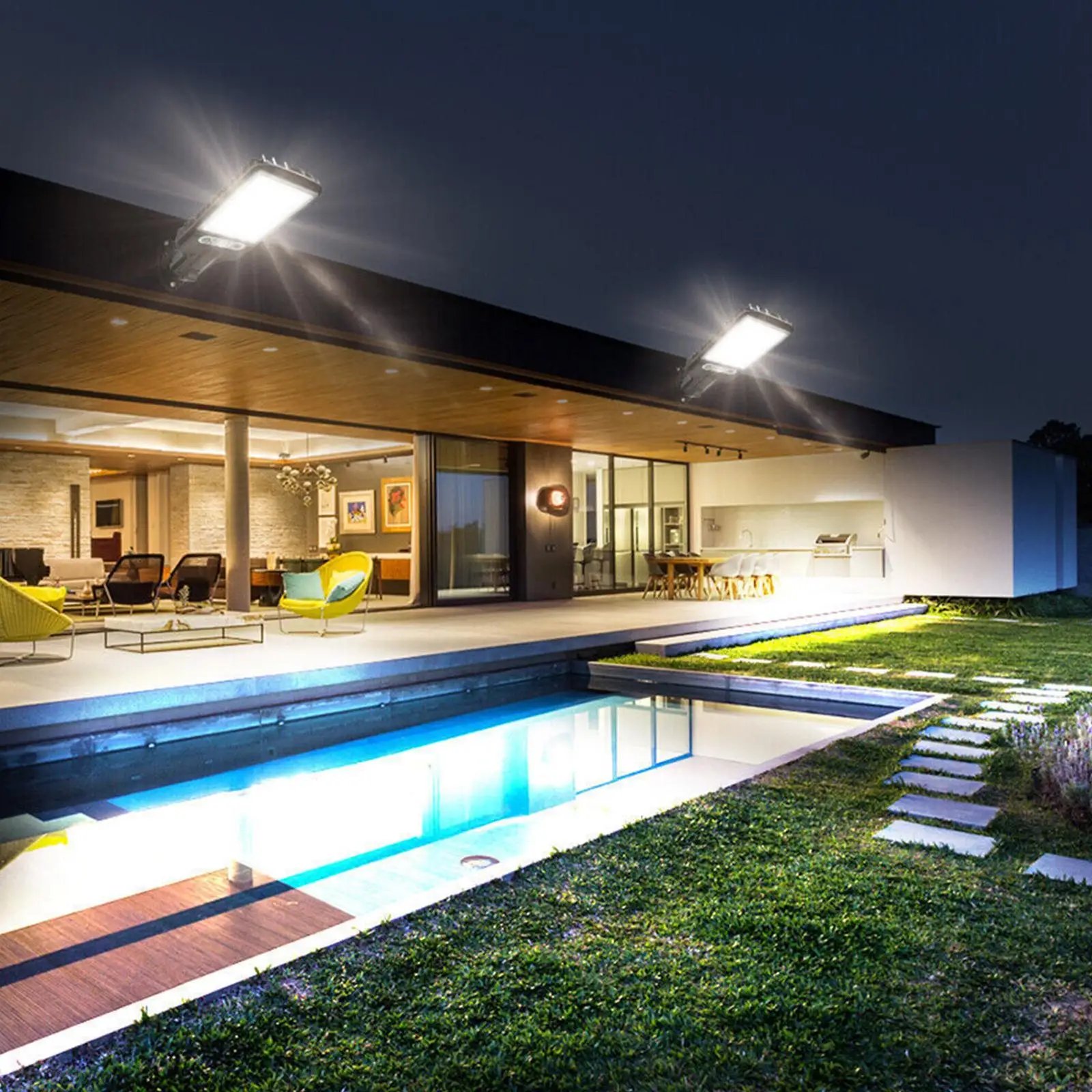 Outdoor Solar Street Lights Wireless Solar Security Wall Light Induction Garden Terrace Garage Front Door Street Solar Lamp