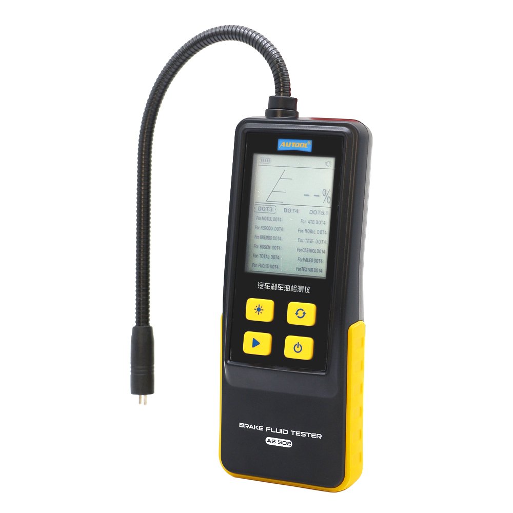 Professional Digital Auto Brake Fluid Tester Water Content Detector and Oil Analyzer with 12 Month Warranty
