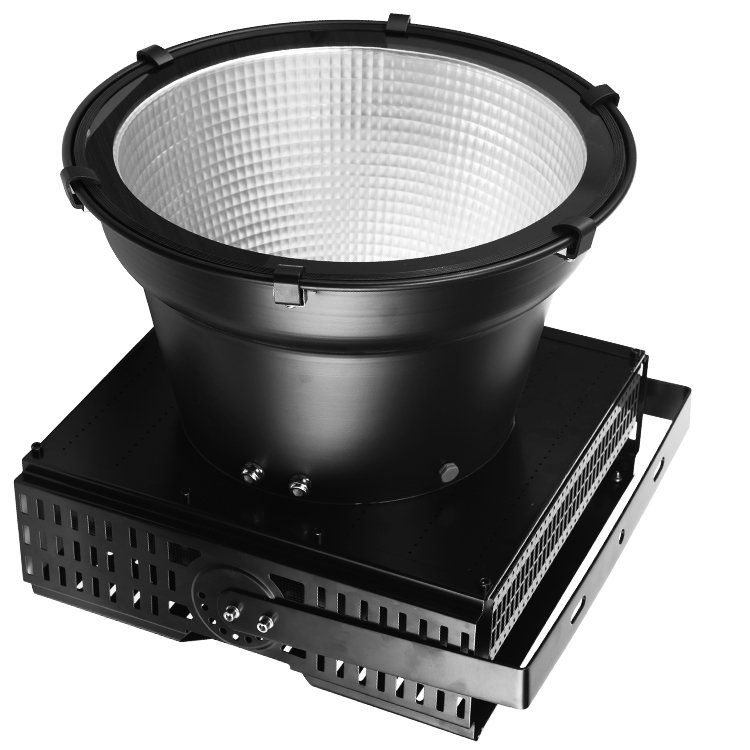 Powerful Flood Light Ip66 Cob 400W 1200W 2000W 4000K Motion Sensor Security Outdoor Adjustable Round Led Reflector for Stadium