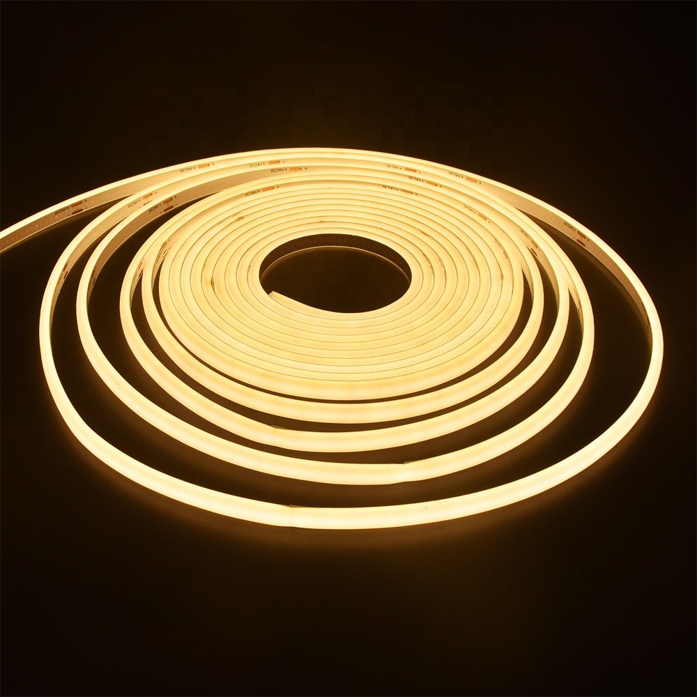 LED Adapter DC 24V Neon Flex Single Color BRIGHT 3x5mm Slim LED Neon Lights Flexible LED NEON FCOB Strip Light