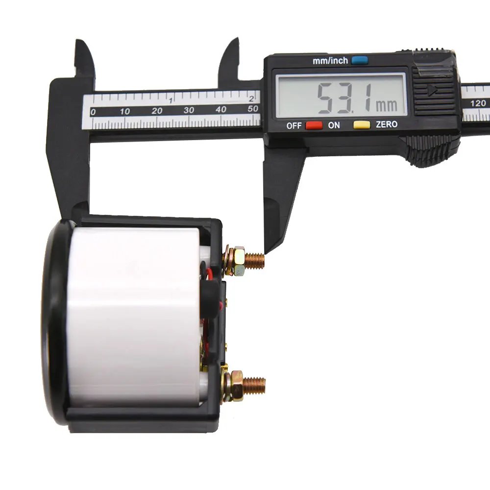 OEM Universal 2" 52mm Fuel Level Gauge Auto Car Meter Fuel Float Sensor 240-33 Ohm White LED Light Pointer Fuel Gauges Gasoline