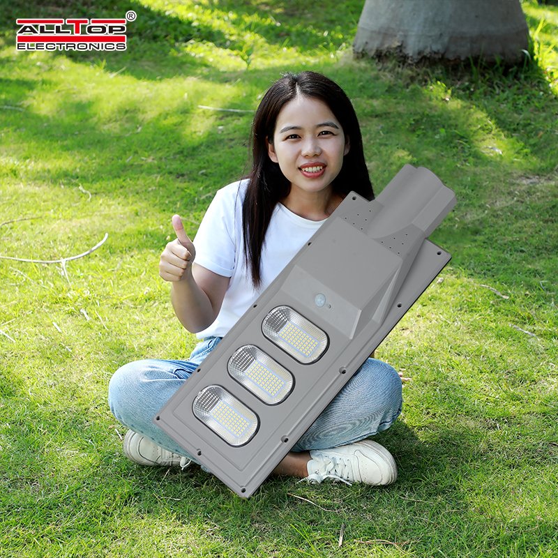 ALLTOP High Quality Best Seller Ip65 All in One Waterproof 5730 Led 3000 6000K 30W 60W 90W 120W 150W Solar Street Light