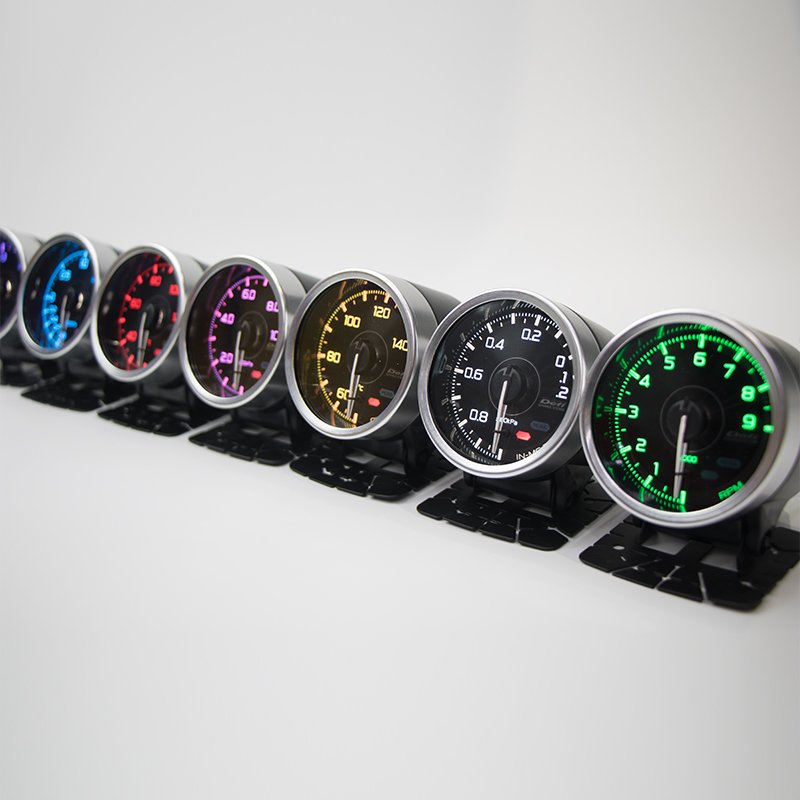 Car A1 Gauge Digital Fuel Gauges Auto Meter Water Temperature Pressure Voltage Kit Clock Lcd Custom Classic Lamp