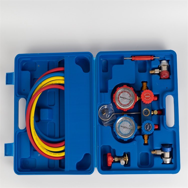 R134a High Quality Common Cool Gas Meter Refrigerant Manifold Gauge Set