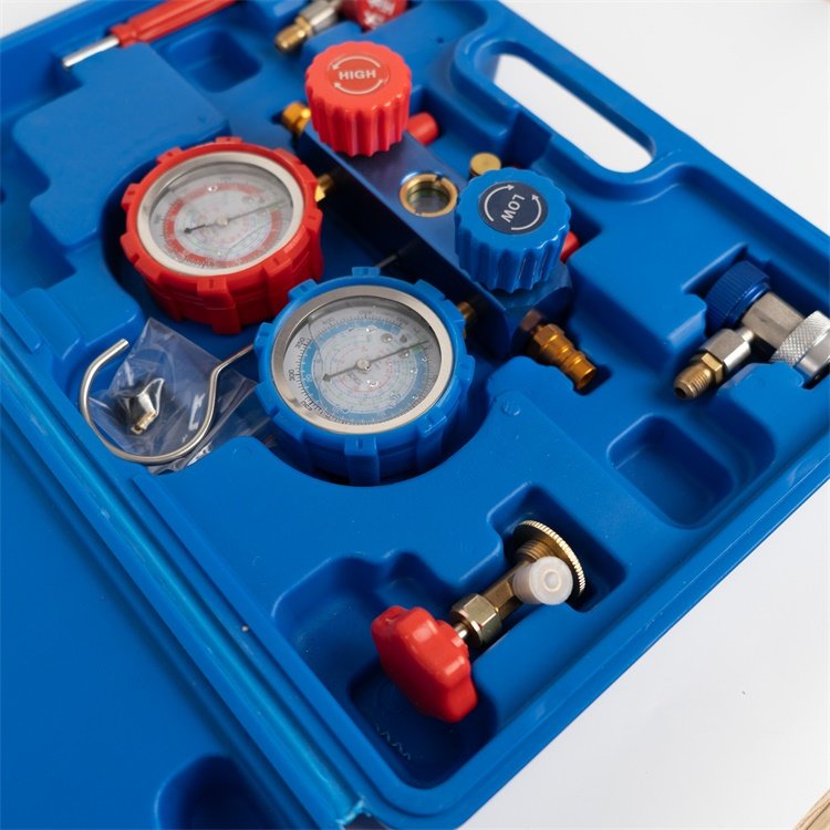 R134a High Quality Common Cool Gas Meter Refrigerant Manifold Gauge Set