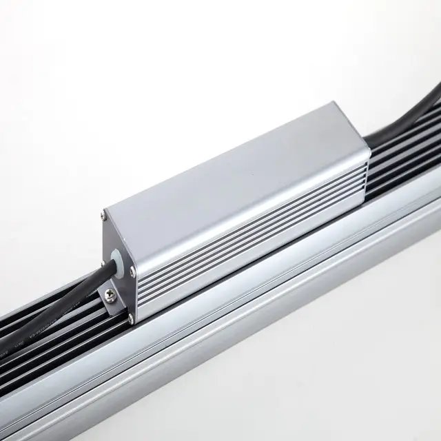 Commercial Anti-Glare RGBW 24V 36W LED Wall Washer Lights DMX512 Bridge Bar Line Exterior Building Outdoor Hotel Use IP65 Glass