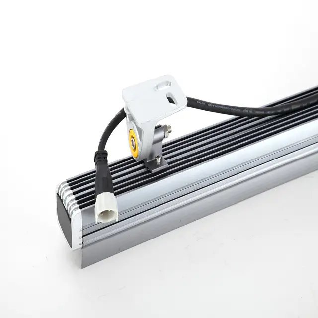 Commercial Anti-Glare RGBW 24V 36W LED Wall Washer Lights DMX512 Bridge Bar Line Exterior Building Outdoor Hotel Use IP65 Glass