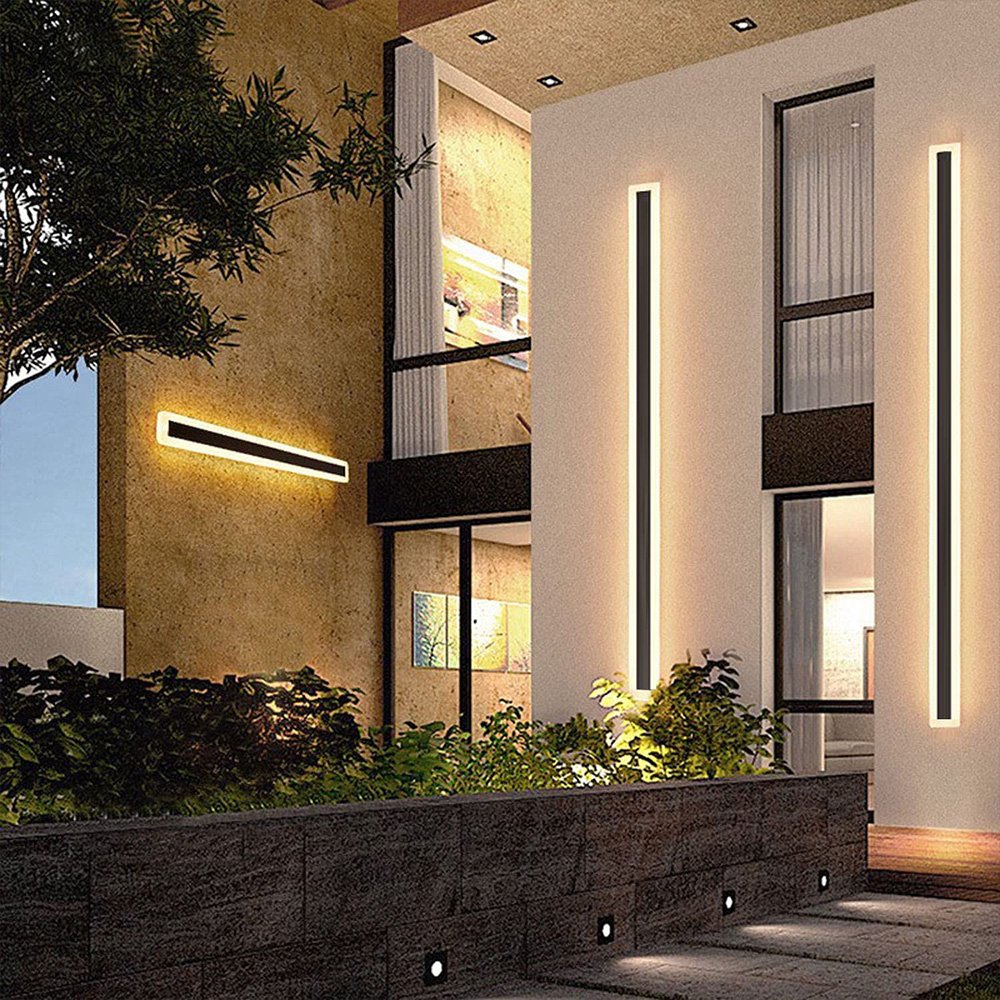Hofoled 5CCT 6CCT Dimming Color LED Outdoor Wall Light Long Strip Wall Mounted Lights Dimmable Wall Lights for Home