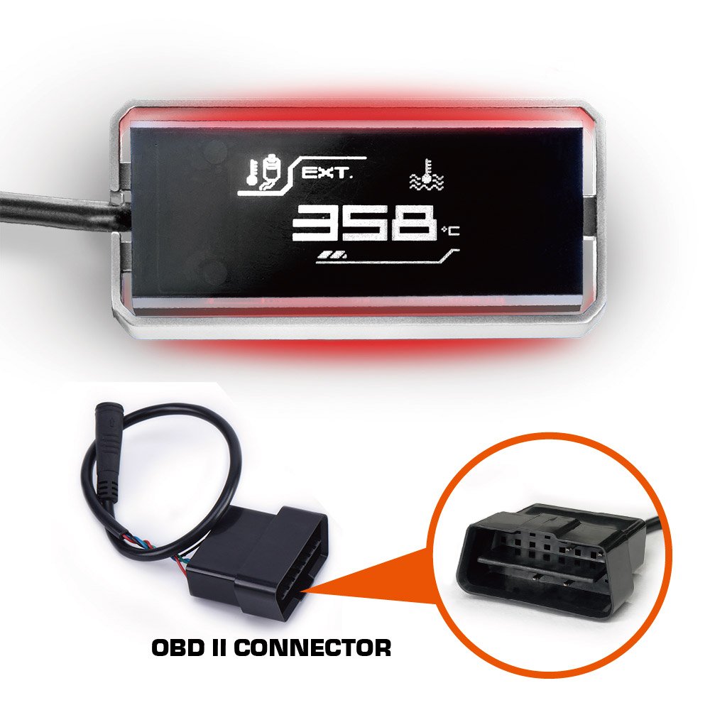 Plug and Play Tachometer Rpm Meter Car Speedometer Digital OBD2 Display