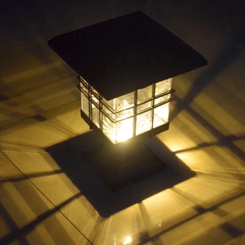 Solar Pillar Lamps Garden Landscape Lights LED Outdoor Waterproof Lighting Park Decorative Lights