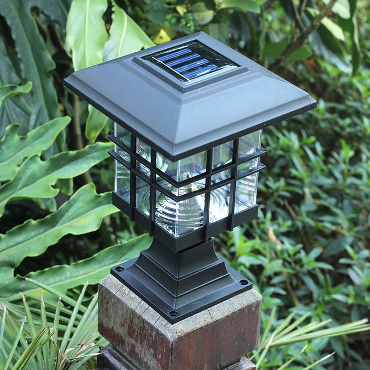 Solar Pillar Lamps Garden Landscape Lights LED Outdoor Waterproof Lighting Park Decorative Lights