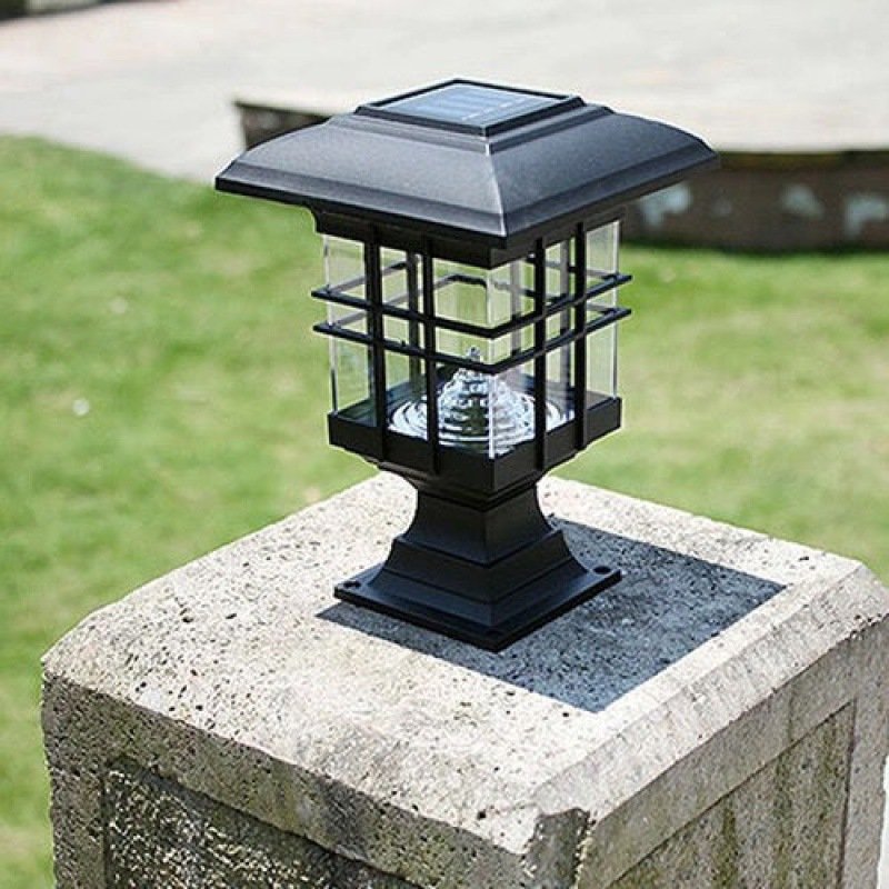 Solar Pillar Lamps Garden Landscape Lights LED Outdoor Waterproof Lighting Park Decorative Lights