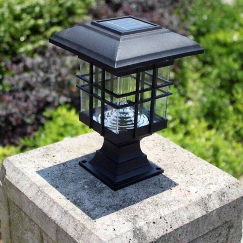 Solar Pillar Lamps Garden Landscape Lights LED Outdoor Waterproof Lighting Park Decorative Lights