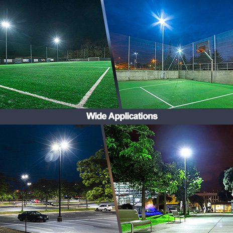 30/60/90/120 Degree Adjustable Outdoor Spotlight White Black Led Flood Light 150 Watts