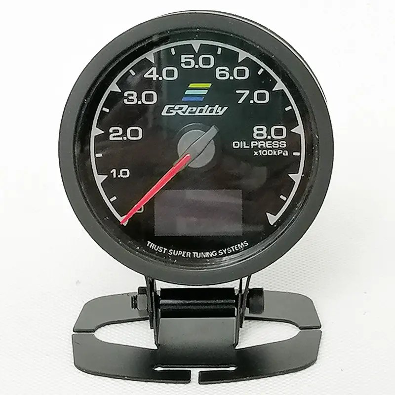 62mm Auto Meter 7 Colour LED Digital Meter Boost Volt Display Water Oil Temp Fuel Oil Pressure RPM Vacuum AFR Gauge