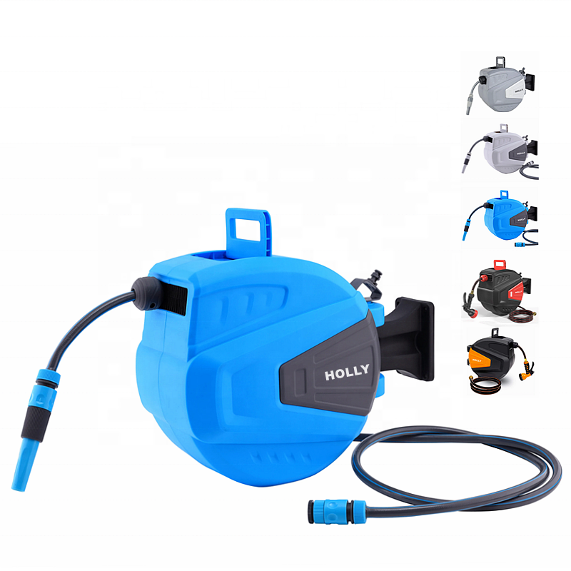 Garden Watering Sets Hoses & Reels Portal Automatic Hose Reel Retractable for Wash Irrigation System Wall Mount Rewind Hose Reel
