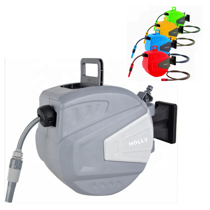 Garden Watering Sets Hoses & Reels Portal Automatic Hose Reel Retractable for Wash Irrigation System Wall Mount Rewind Hose Reel
