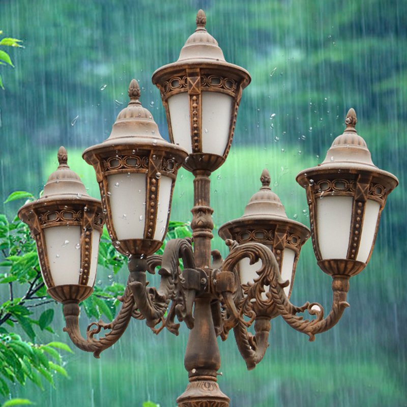 New Design Aluminium High Lumen and Good Quality 12W 18W 24W All in One Solar Garden Light Solar Yard Garden Light