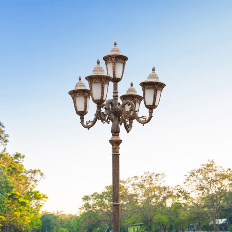 New Design Aluminium High Lumen and Good Quality 12W 18W 24W All in One Solar Garden Light Solar Yard Garden Light