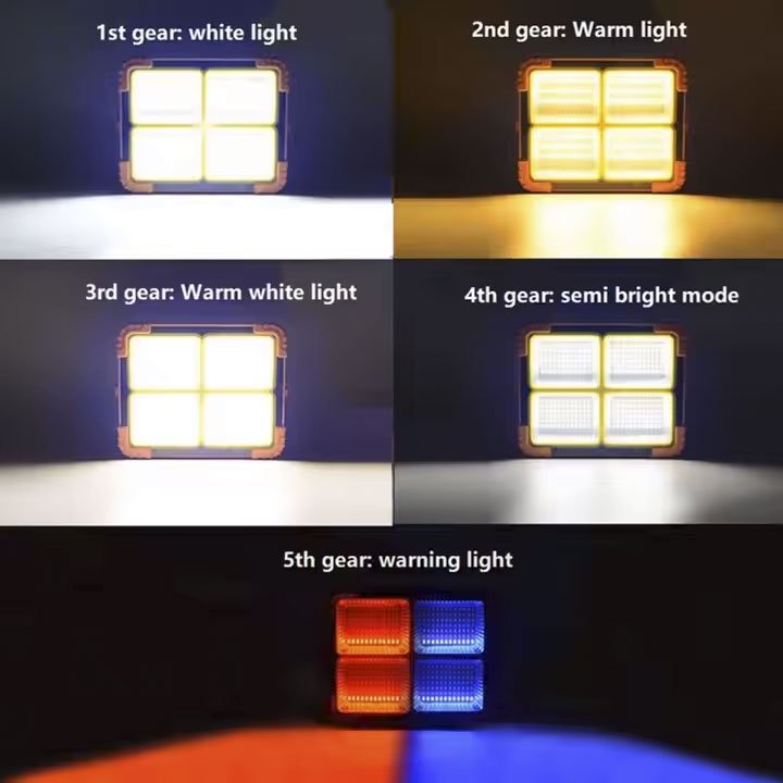 Multi-Functional Outdoor Emergencysolar Light Waterproof Solar Flood Light Outdoor Solar Flood Lights Usb Portable Power Bank