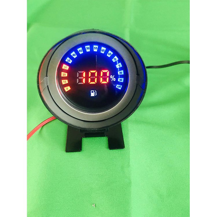 12V 24V Fuel Level Gauge Universal LCD Digital Car Gauge Meter Car Oil Tank 12V 24V Fuel Meters Indicator Car Truck Motorcycle