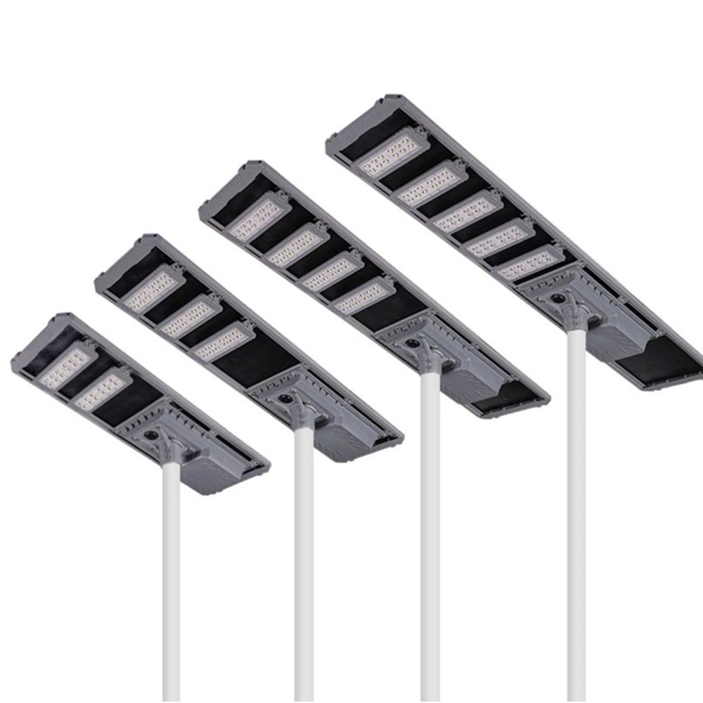 Free Design 40w 50w 60w 70w Sensor Remote Control Induction Waterproof Outdoor Integrated All in One Led Solar Street Light