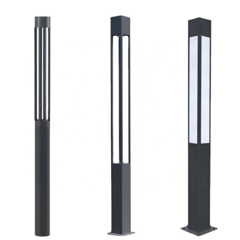 7W10W 12W 16W 18W IP65 COB Landscape Modern Post Lawn Lamp 0.2M 0.3M 0.4M 0.6M 0.8M 1M 2M 3M Outdoor Bollard LED Garden Light