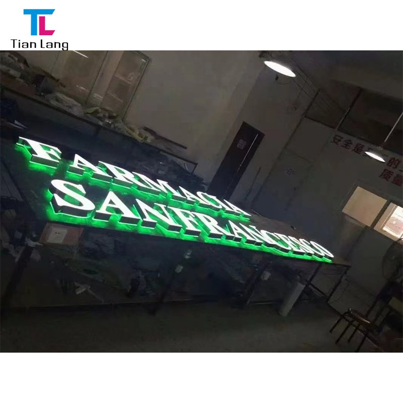 Custom Logo Outdoor Waterproof LED Lighting Letters ACryl and Glass Marquee Letter Sign for Wedding Decoration and Office Use