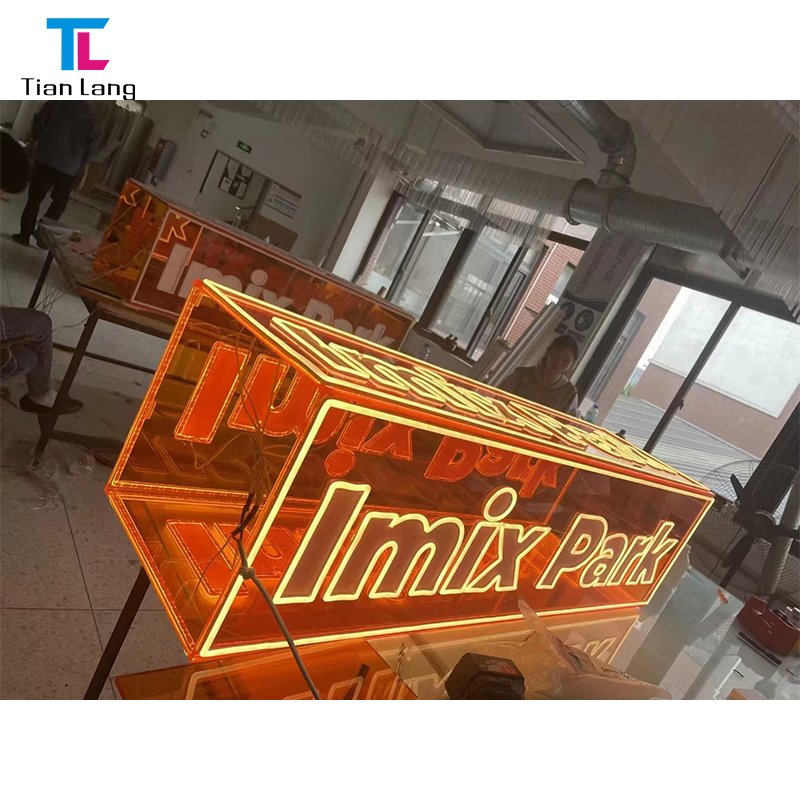 Custom Logo Outdoor Waterproof LED Lighting Letters ACryl and Glass Marquee Letter Sign for Wedding Decoration and Office Use