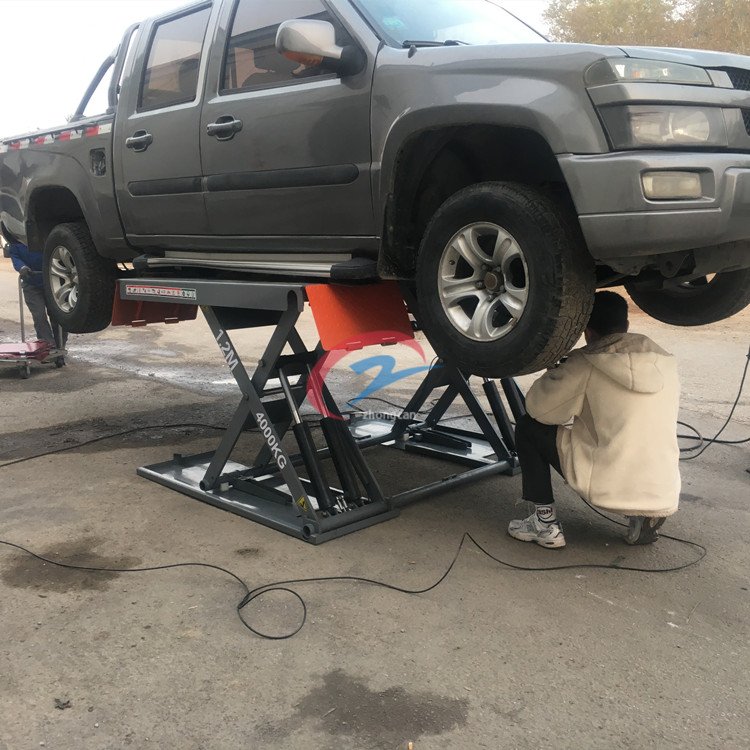1.2m Portable Mid-rise Scissor Car Lift for Home Middle Car Lifts Equipment