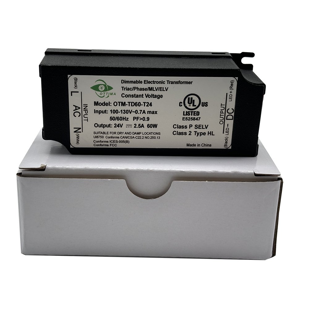 OTM-TD60-T12 UL ETL LED Switching Power Supply DC12/24V Mini 60W Led Transformers