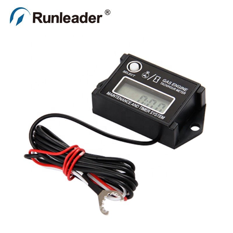 Runleader Digital Tachometer Engine Hour Meter Marine Outboard RV RPM Meter Gauge