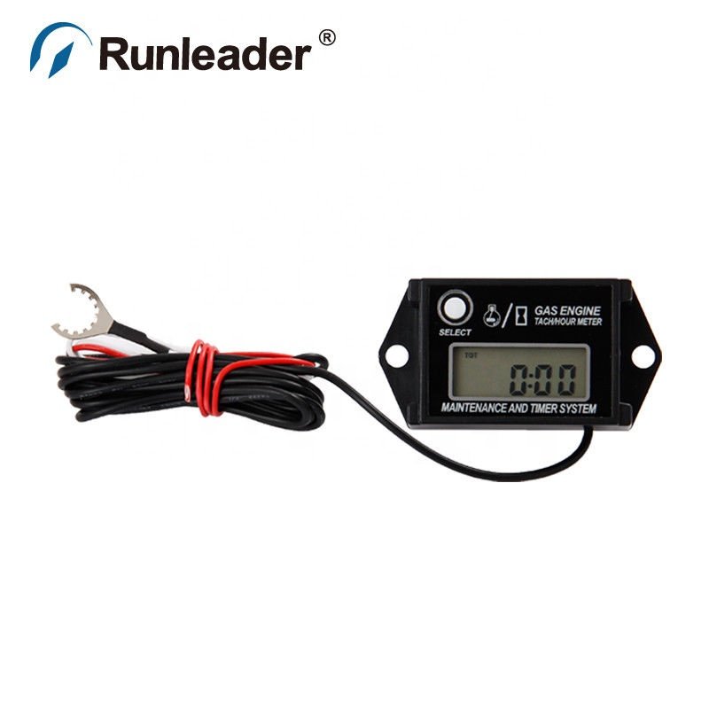 Runleader Digital Tachometer Engine Hour Meter Marine Outboard RV RPM Meter Gauge