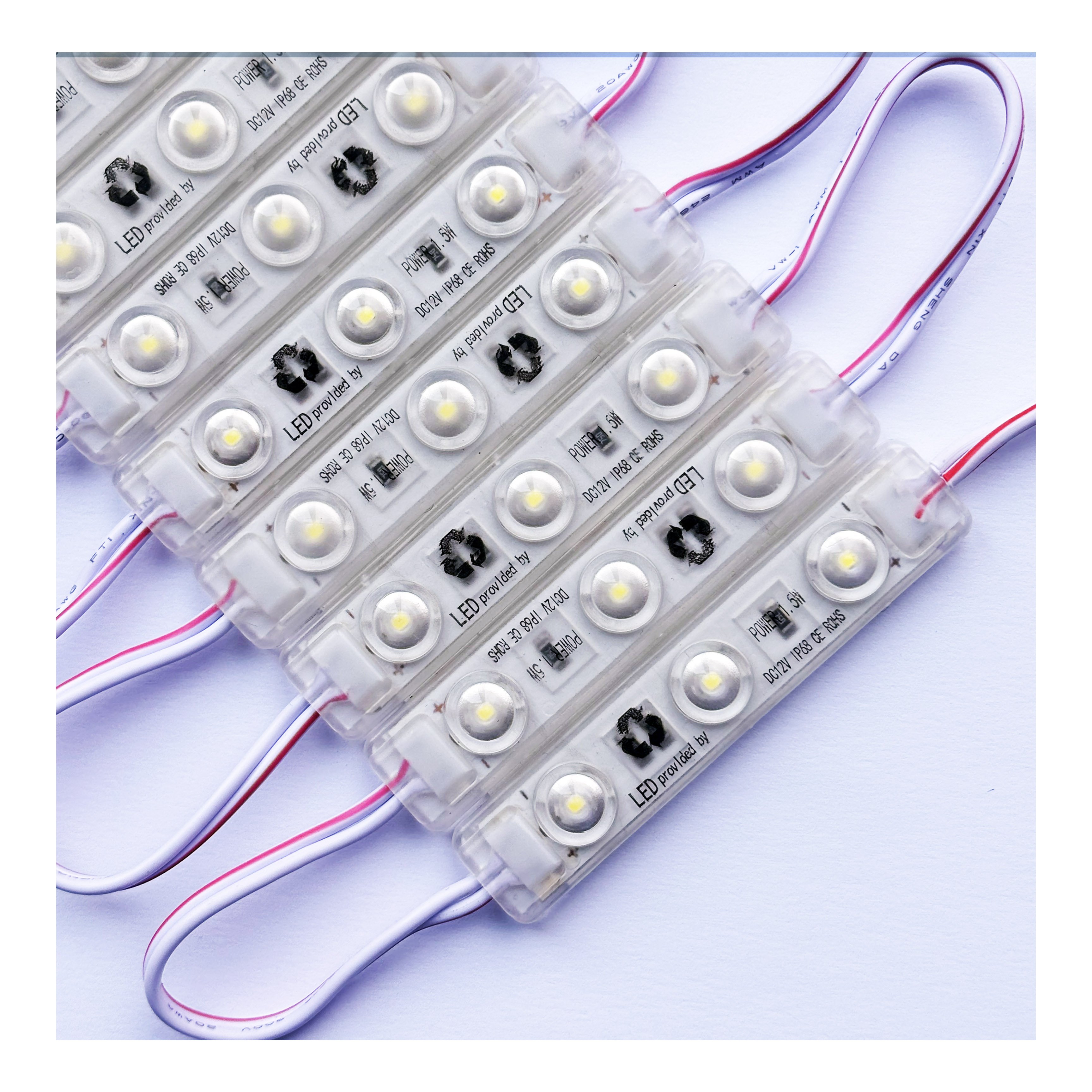 IP68 12v Led Module Lights for Lightbox Signage Channel Letters SMD 1.5w 3030 2835 57302 Led Modules 12v Mini Module Led Light
