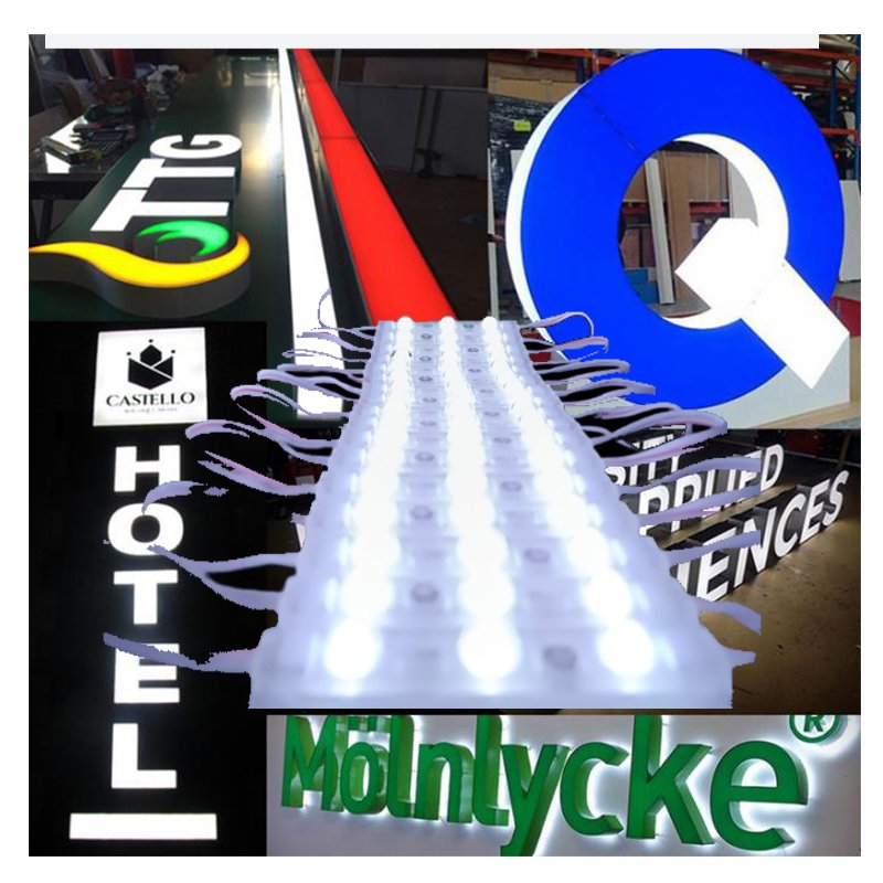 IP68 12v Led Module Lights for Lightbox Signage Channel Letters SMD 1.5w 3030 2835 57302 Led Modules 12v Mini Module Led Light