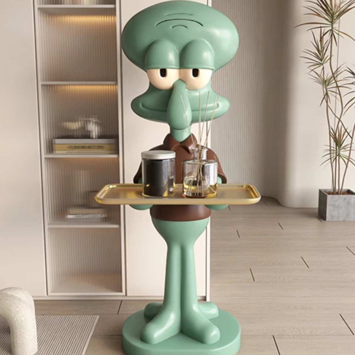 Squidward Indoor Decorative Furniture for Display Put Things on Display Artwork