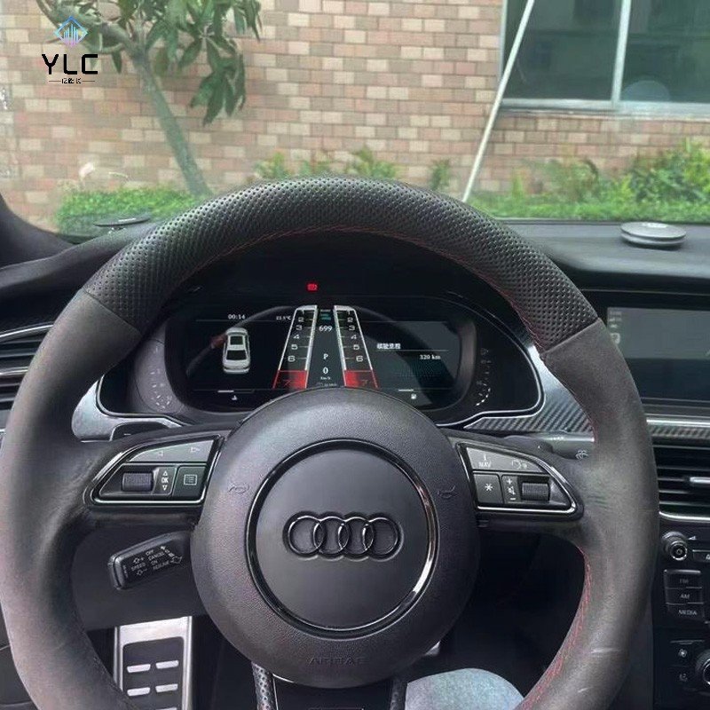 YLC 1920*720p Linux System Upgrade Auto Meter Screen Instrument Digital Cluster for Audi A5 A4 B8 S5 2013-2016